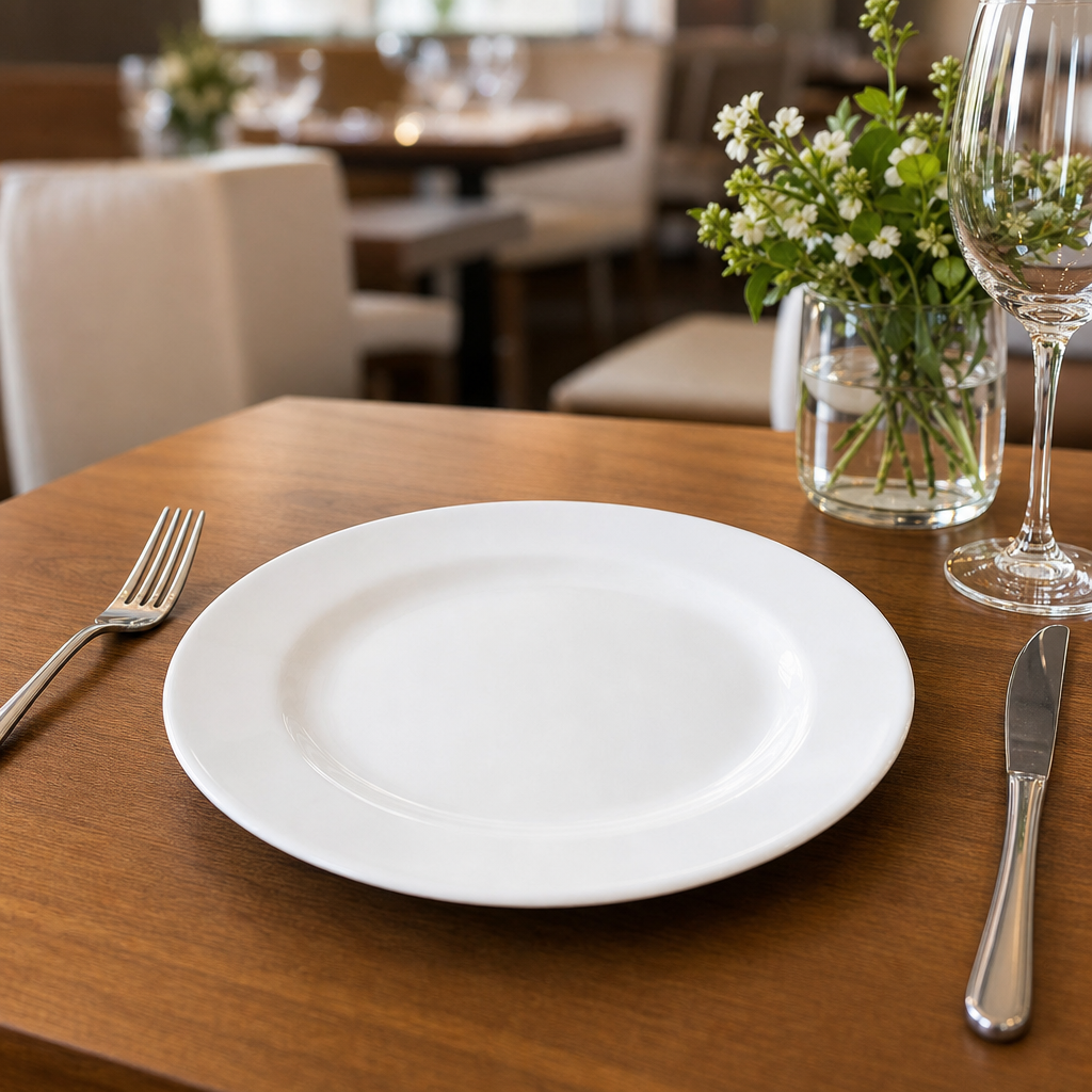 Harmony Plates 165mm White Porcelain for Casual Dining (Pack of 36)