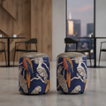 Pine Cylinder Stools 470mm for Contemporary Venues (Pack of 2)