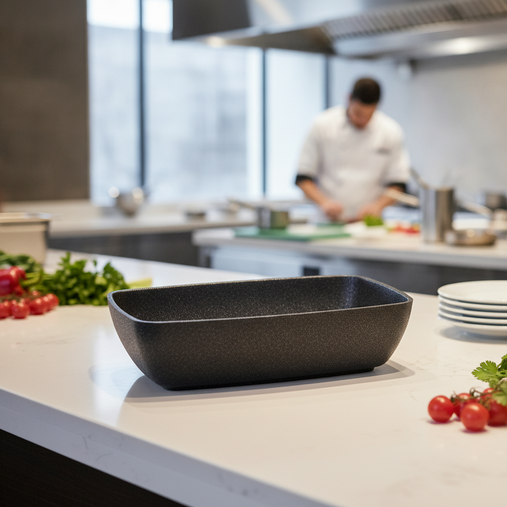 Aluminium Non-Stick Bowl GN 1/4 265x162mm for Catering Displays