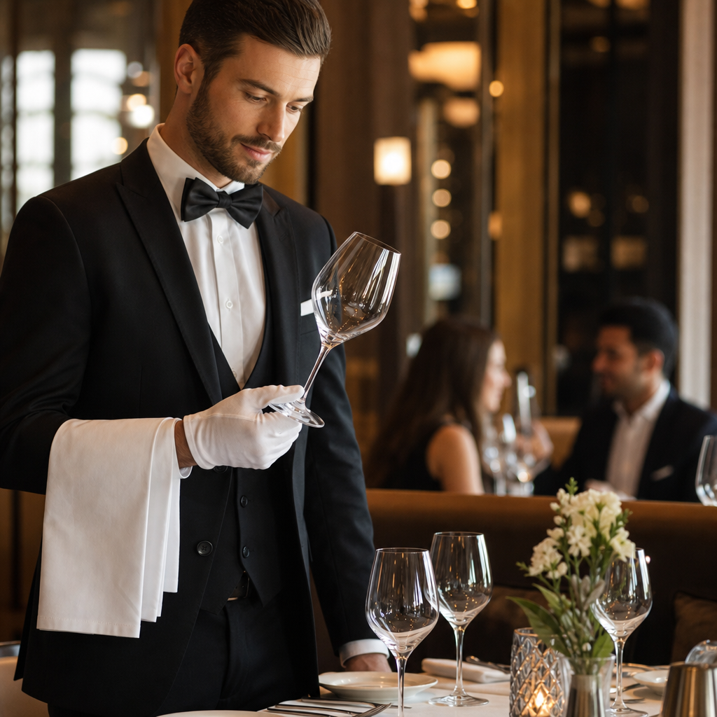 Clear Glass Doyenne Wine Glasses 590ml for Hospitality Service (Pack of 6)