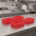 Silicone Ice Cube Mould 161mm for Perfectly Chilled Drinks (Pack of 6)