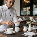 Fully Vitrified Porcelain Sugar Bowls 85ml for Catering (Pack of 6)