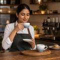 Super Vitrified Ceramic Espresso Cup in Blue for Cafés (Pack of 12)