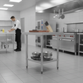 Stainless Steel Prep Table 600mm for Back-of-House Use