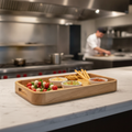 Mango Wood Deep Sided Rectangular Tray 430x230mm for Serving