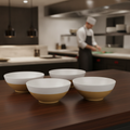 Melamine Deep Bowls 285mm for Creative Buffet Presentations (Pack of 4)