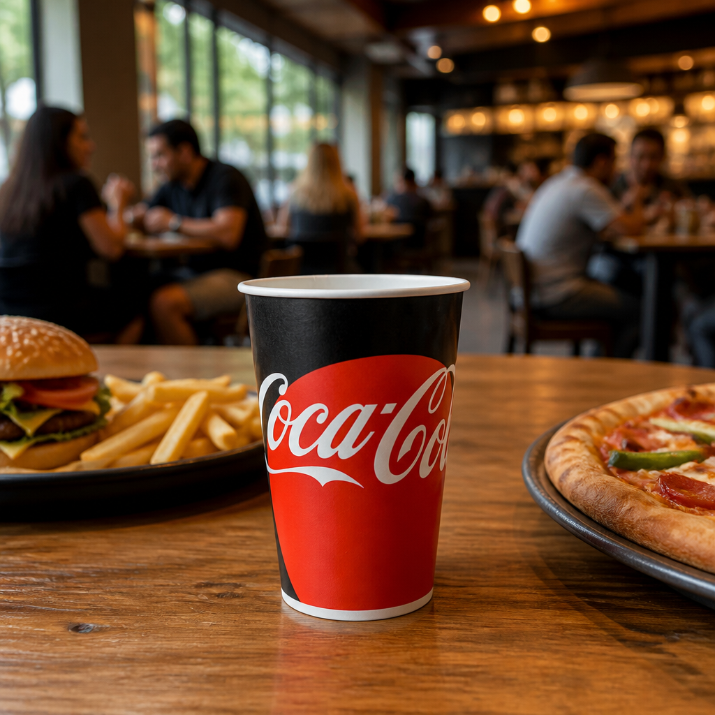 PEFC Certified Paper Cold Cups 16oz for Restaurants & Events (Pack of 1000)