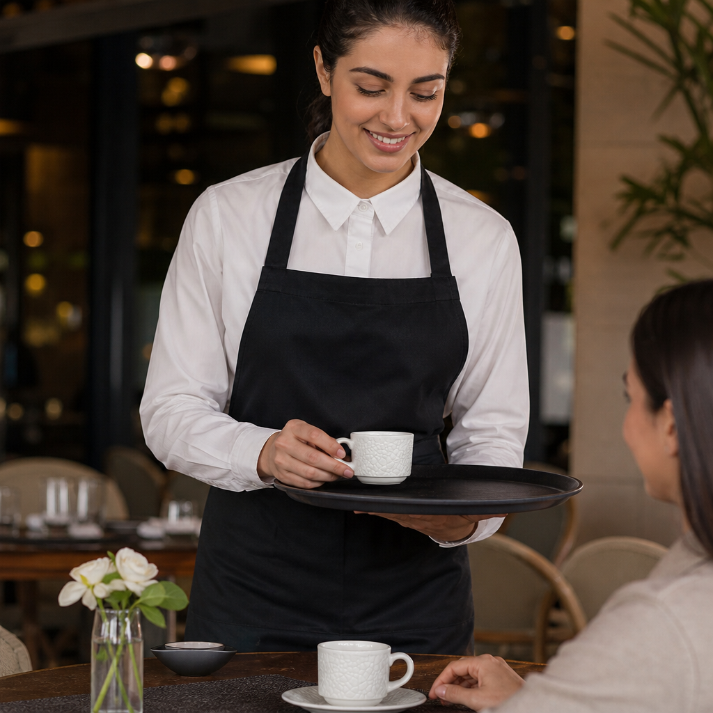 Stacking Cups 90ml White Vitrified Ceramic for Hospitality (Pack of 12)