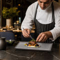 Rectangular Plates 228mm Porcelain for Gourmet Presentations (Pack of 6)