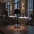 Aluminium Black Table Lamp 200mm for Indoor & Outdoor Use