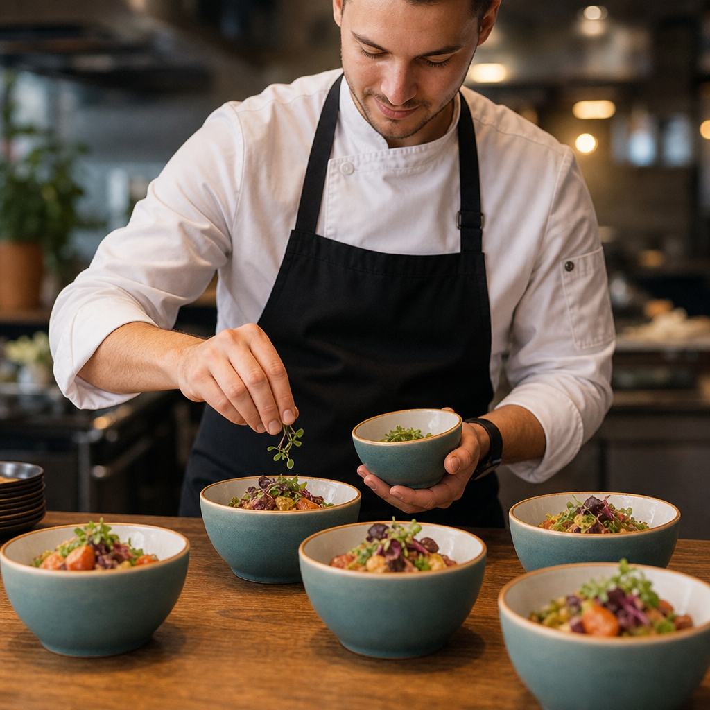 Round Bowls 140mm Porcelain for Dining (Pack of 6)
