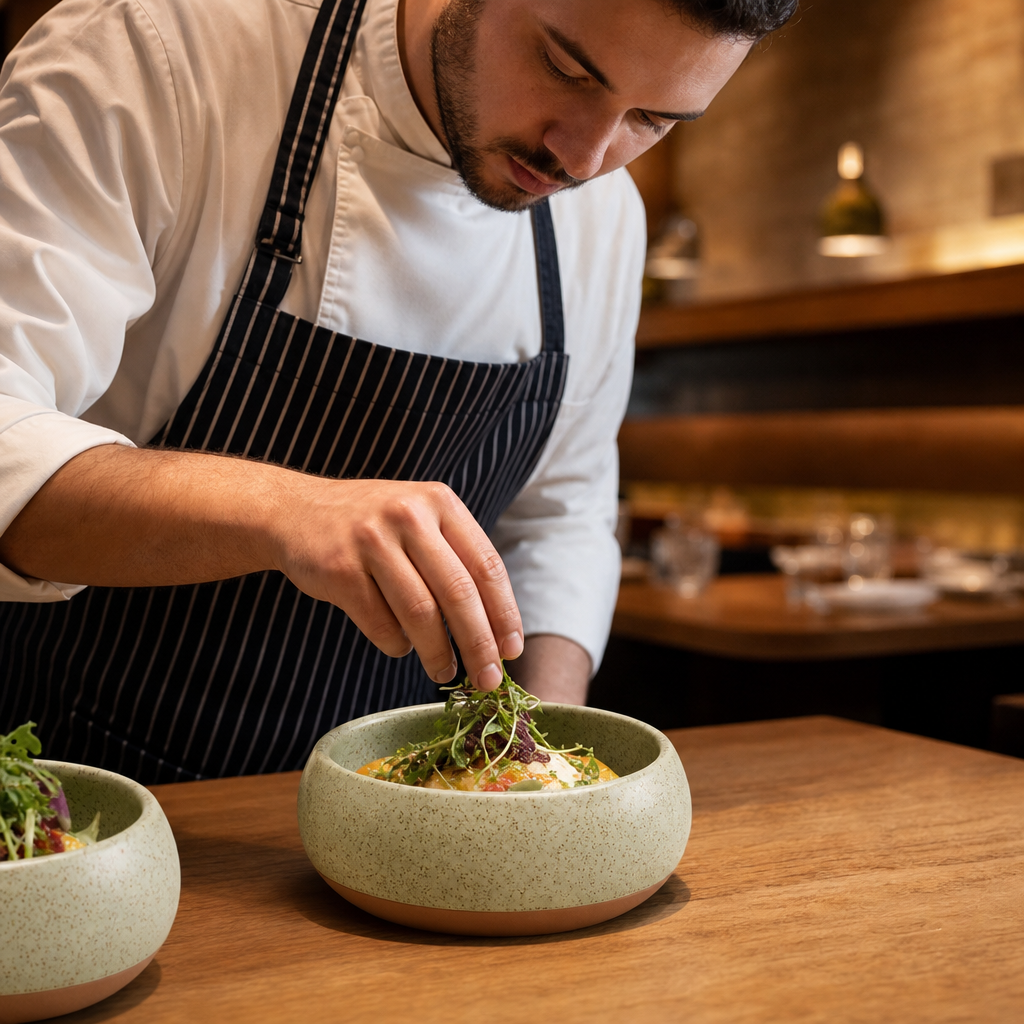 Vitrified Stoneware Deep Bowls with Artisan Glaze for Stylish Dining
