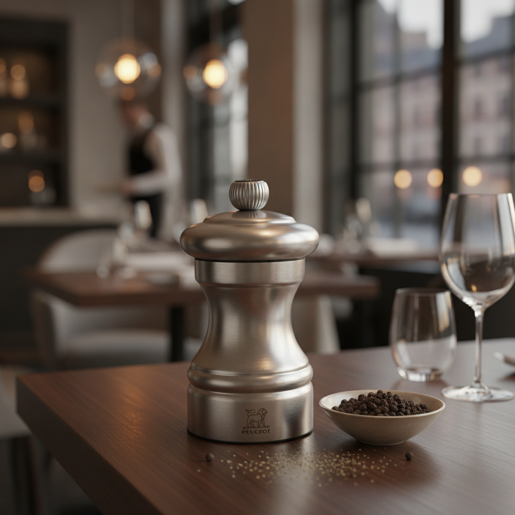Stainless Steel Pepper Mill 4in for Professional Use