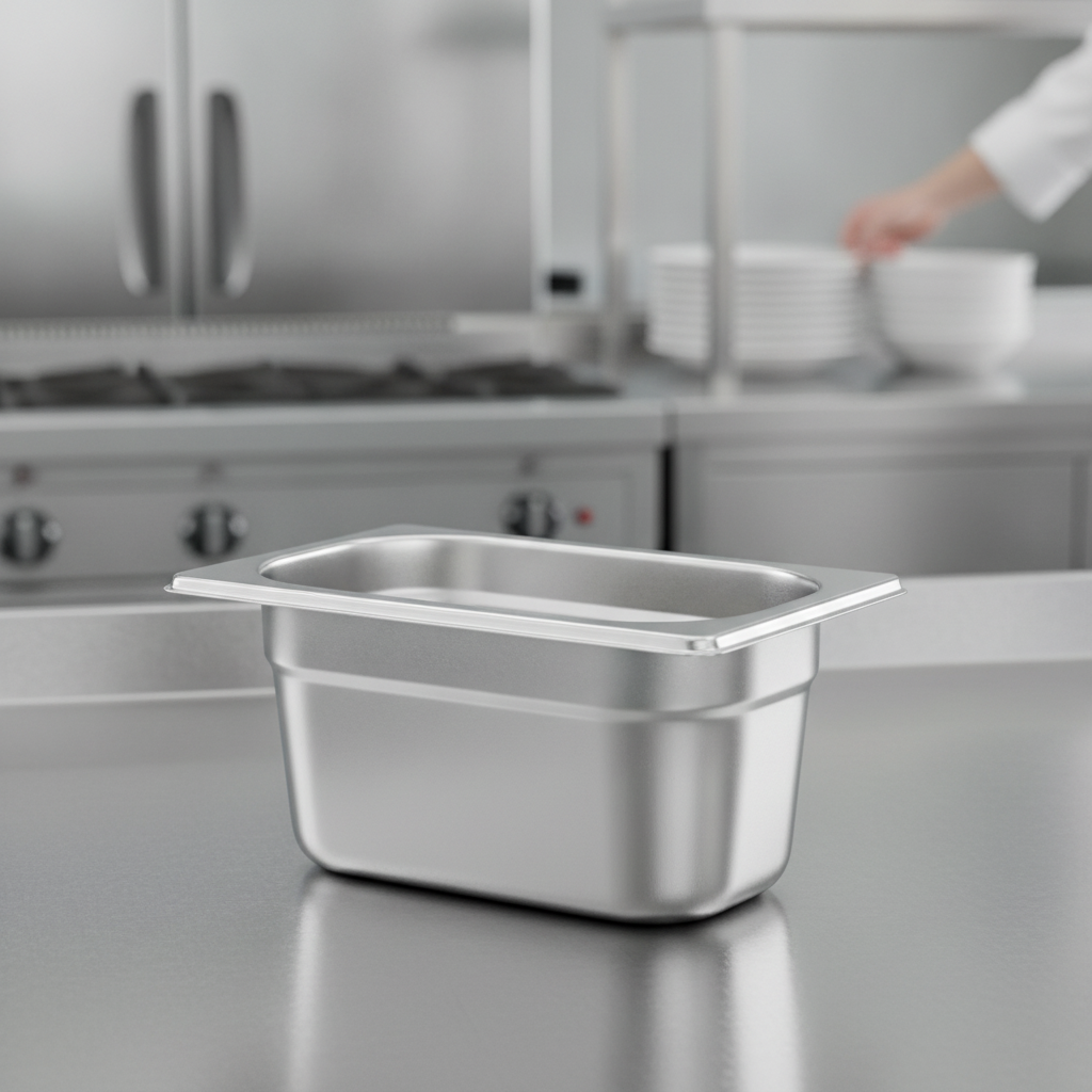 201 Stainless Steel Gastronorm Tray 800ml for Commercial Kitchens