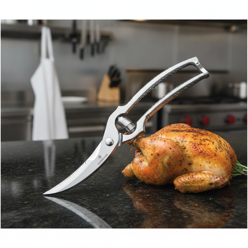 Stainless Steel Poultry Shears for Efficient Kitchen Prep