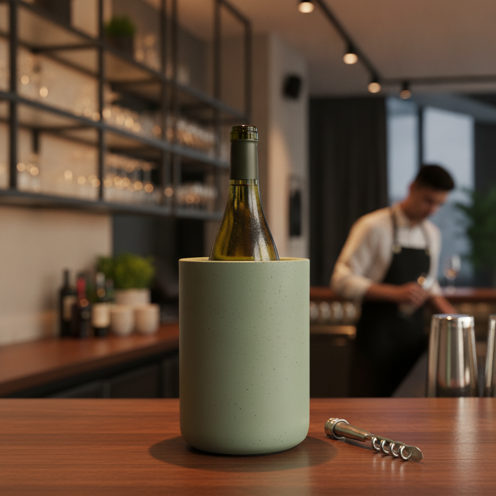 Concrete Bottle Cooler 190mm for Wine & Champagne (Pack of 1)