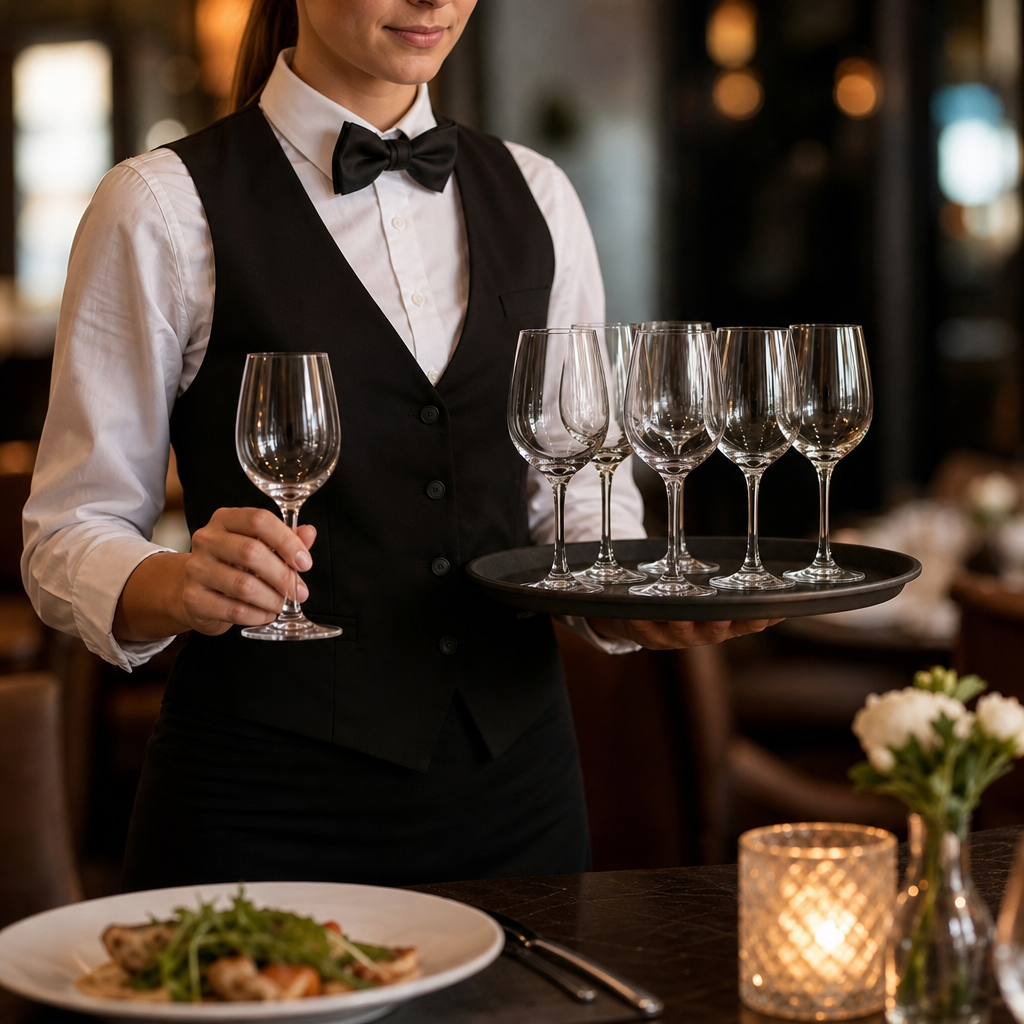 Tempered Glass Wine Glasses 250ml for Elegant Serving (Pack of 6)