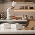 Paperboard Clamshell Burger Boxes 5" for Takeaway Use (Pack of 200)