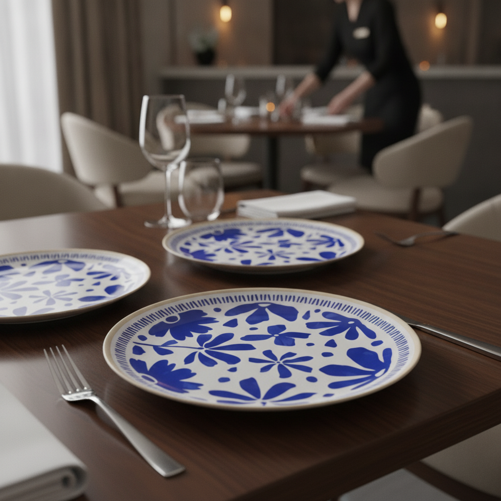 Melamine Round Plate 270mm for Catering & Hospitality