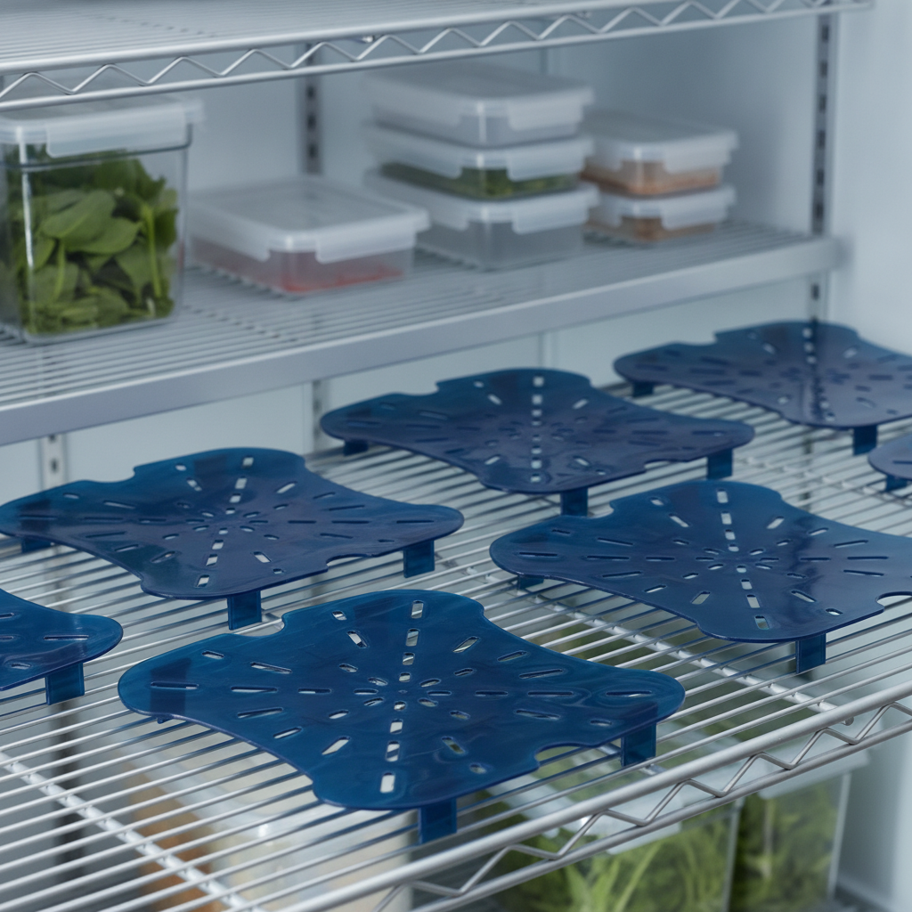 Polycarbonate Drain Shelf for Food Storage Containers (Pack of 6)