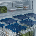 Polycarbonate Drain Shelf for Food Storage Containers (Pack of 6)
