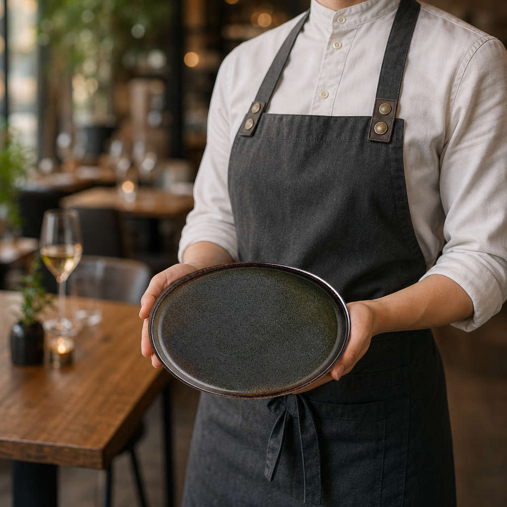 Round Trays 152mm Porcelain for Catering & Hospitality (Pack of 12)