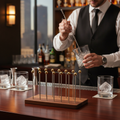 Stainless Steel Gold Ball Garnish Picks 108mm for Cocktail Presentation (Pack of 10)