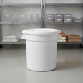 Polyethylene White BRUTE Container 121L for Waste Management