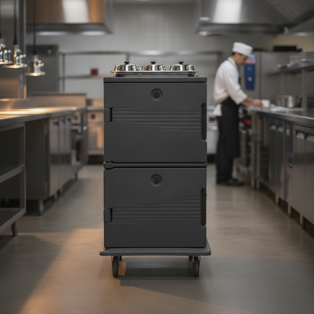 High Density Polyethylene Insulated Food Cart for Events