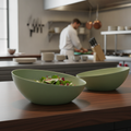 Cast Aluminium Green Bowl 3L for Culinary Presentations