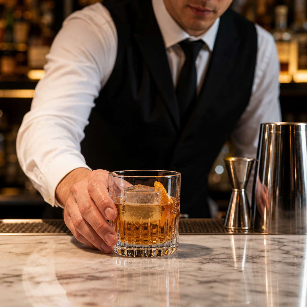 Glass Double Old Fashioned Glasses 350ml for Bars & Pubs (Pack of 12)