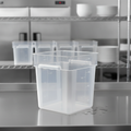 ABS Square Storage Container 15L for Professional Kitchens