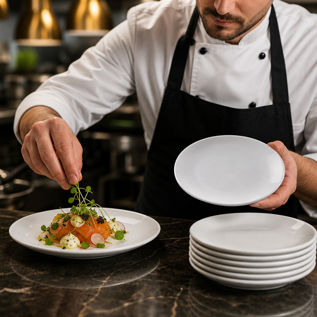 Crisp Coupe Plates 150mm White Porcelain for Catering & Hospitality (Pack of 12)