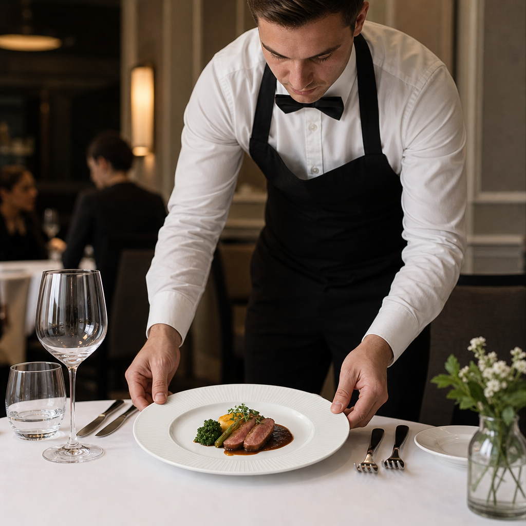 Rimmed Plates 230mm Fine China for Elegant Dining (Pack of 6)