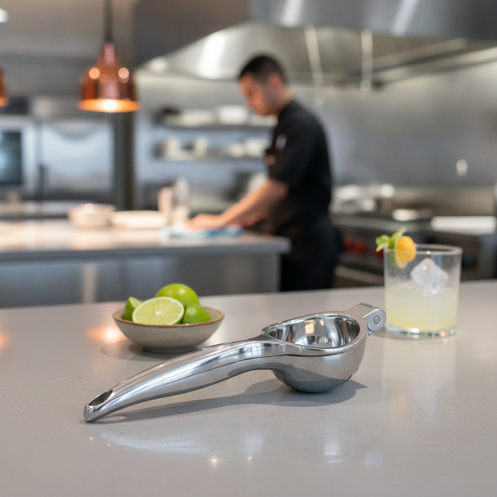 Stainless Steel Heavy Duty Mexican Elbow Juicer 220mm for Busy Bars