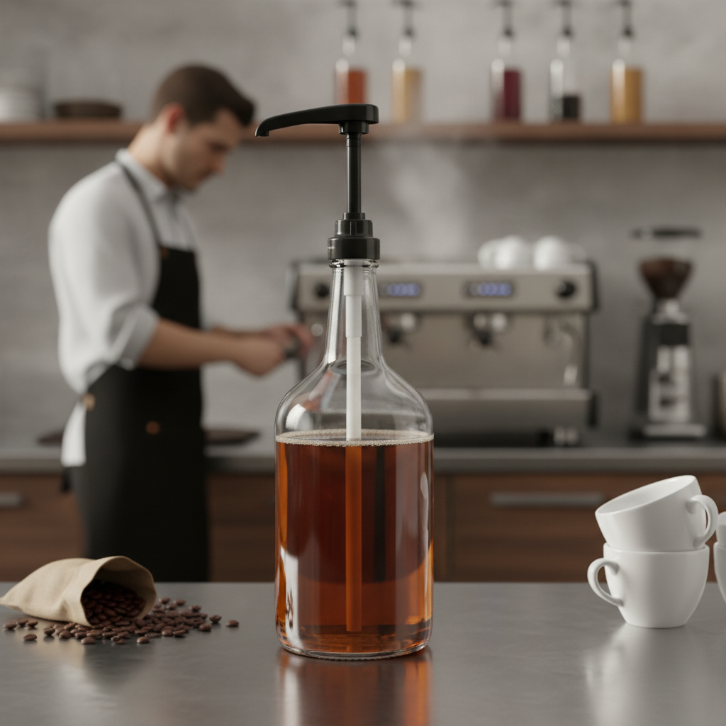 Syrup Pump for 1L Bottles for Accurate Portion Control