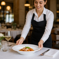 Porcelain Rimmed Bowls 242mm for Elegant Dining