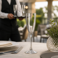Polycarbonate Flute Glasses 170ml for Al Fresco Dining (Pack of 30)