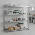 Mild Steel 4 Tier Wire Shelving Unit 1700mm for General Storage