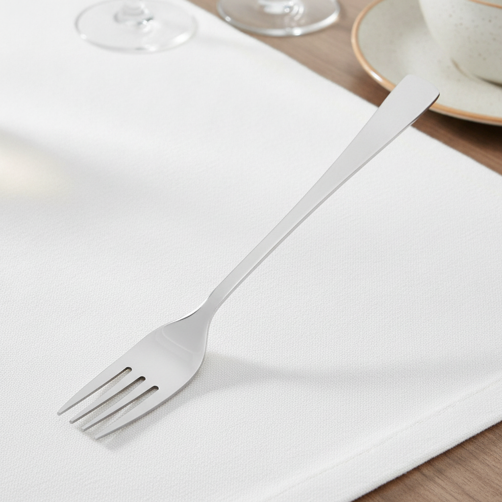 Stainless Steel Dessert Fork 180mm for Modern Table Settings (Pack of 12)
