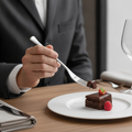 18/10 Stainless Steel Cake Fork for Elegant Dining (Pack of 12)