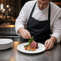 Narrow Rimmed Plates 230mm Porcelain for Catering & Hospitality (Pack of 12)