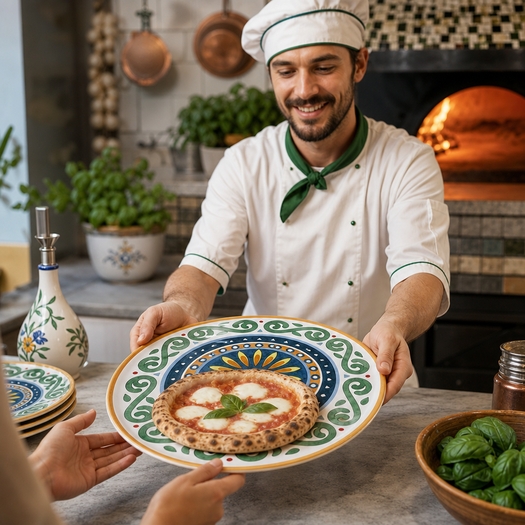 Porcelain Napoli Pizza Plates 330mm for Restaurants & Pizzerias (Pack of 6)