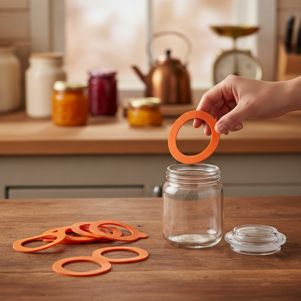 Rubber Spare Seal for Preserve Jars 200-350ml for Food Storage