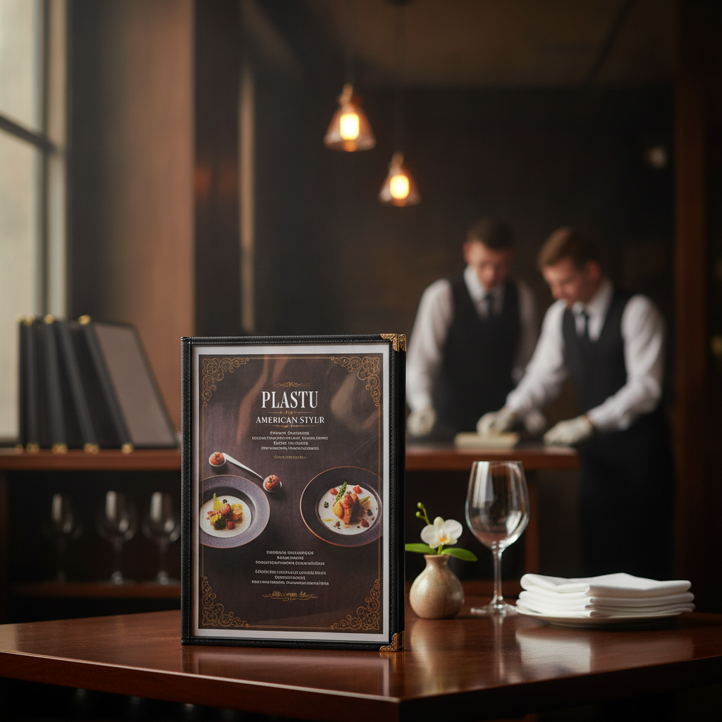 Plastic American Style Cover for Restaurants (A4 or A5)
