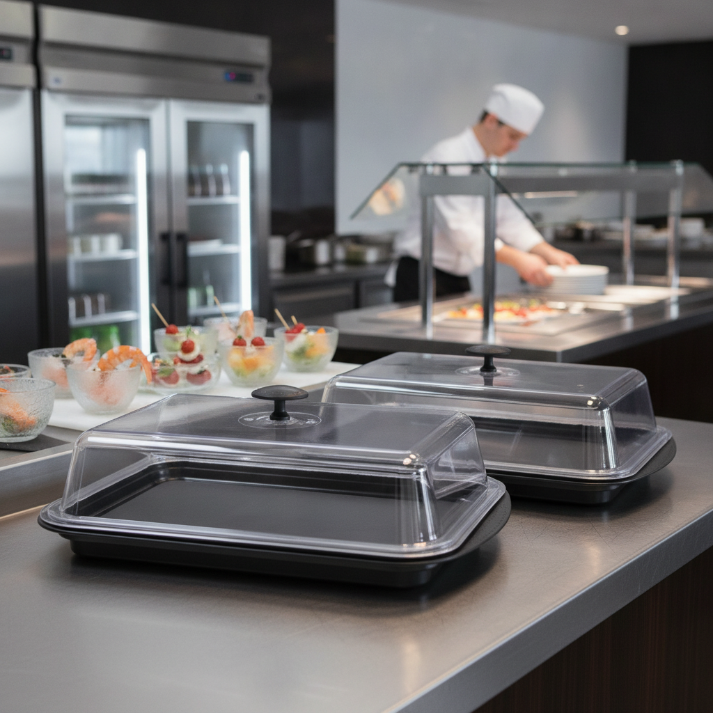 Polystyrene Cooling Tray Set 430x290mm for Chilled Buffets