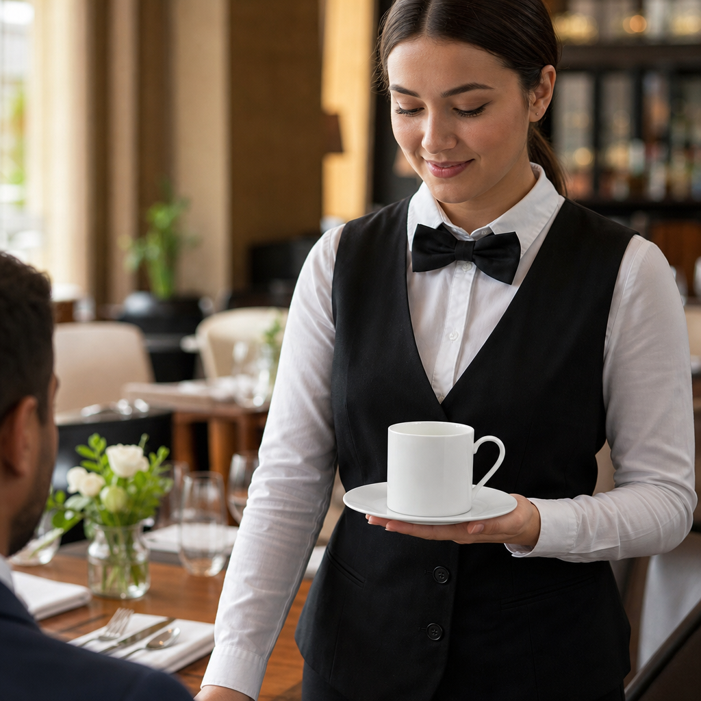 Mug Saucers 156mm Fine China for Restaurants & Cafés (Pack of 6)