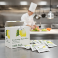 Freshening Hand Wipes with Lemon Scent for Food Markets (Pack of 1000)