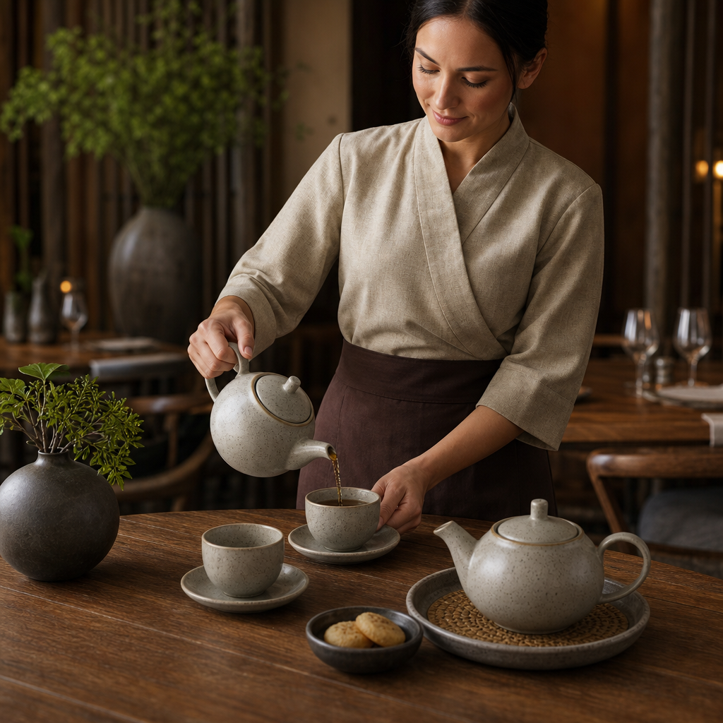 Ceramic Teapots 426ml for Rustic Tabletop Service (Pack of 4)