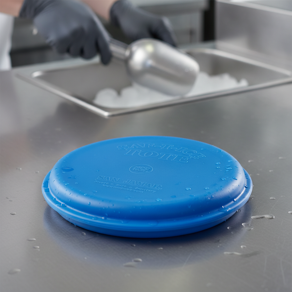 Plastic Ice Tote Lid for Improved Hygiene (Pack of 1)